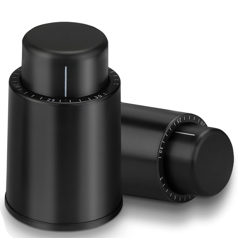 Wine Preservation Pump - Vacuum Wine Preserver with Time Scale