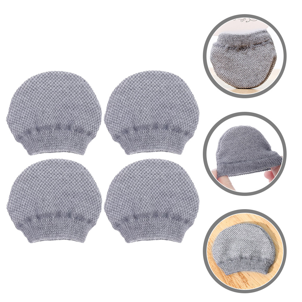 Home Bar Stools - 4Pcs Flexible Chair Leg Sleeves Floor