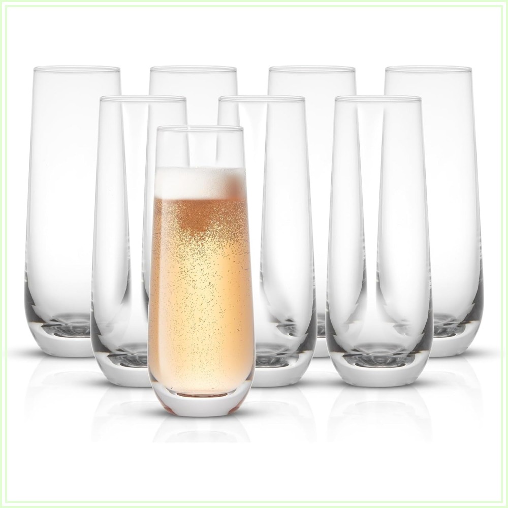 Stemless Champagne Flutes Set  - огляд і ціна Highball Glass Set