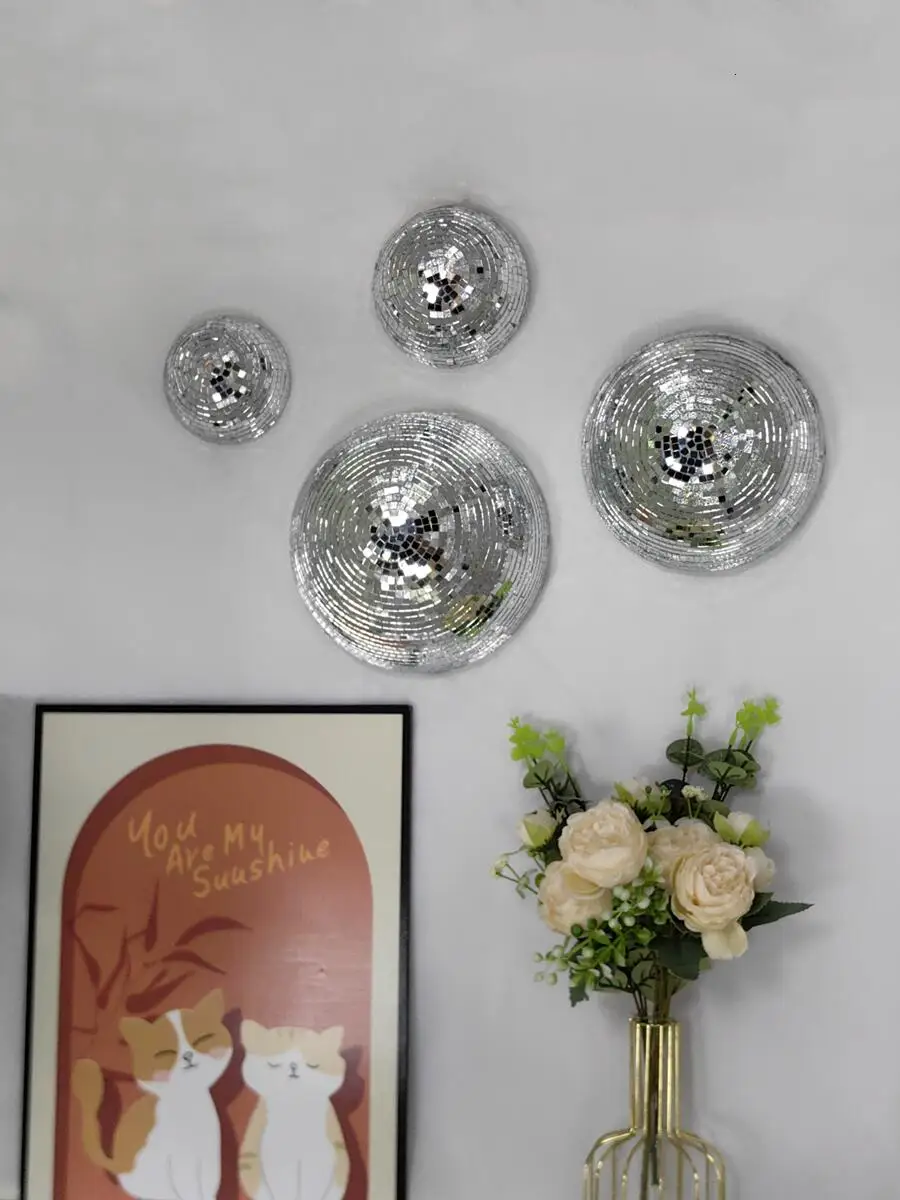 New Wall Disco Ball Mirrored D - огляд і ціна Old Fashioned Glass