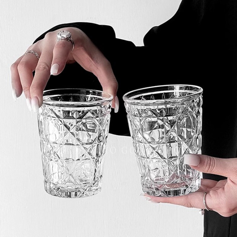 2pcs 310ml Vintage Diamond Pat - огляд і ціна Old Fashioned Glass