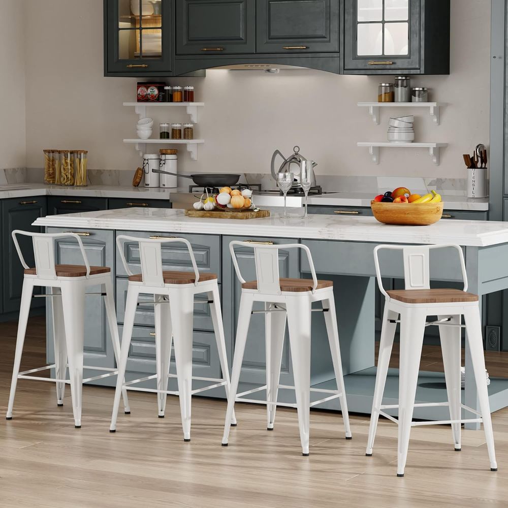 26 Inch Bar Stools Set o 4 Ind - огляд і ціна Home Bar Stools
