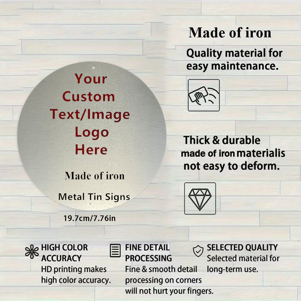 Custom Photo/Text Aluminum Sig - огляд і ціна Home Bar Signs