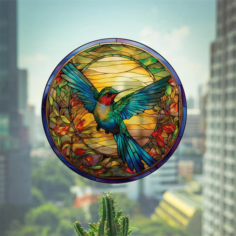 Retro Colorful Stained Humming - огляд і ціна Old Fashioned Glass