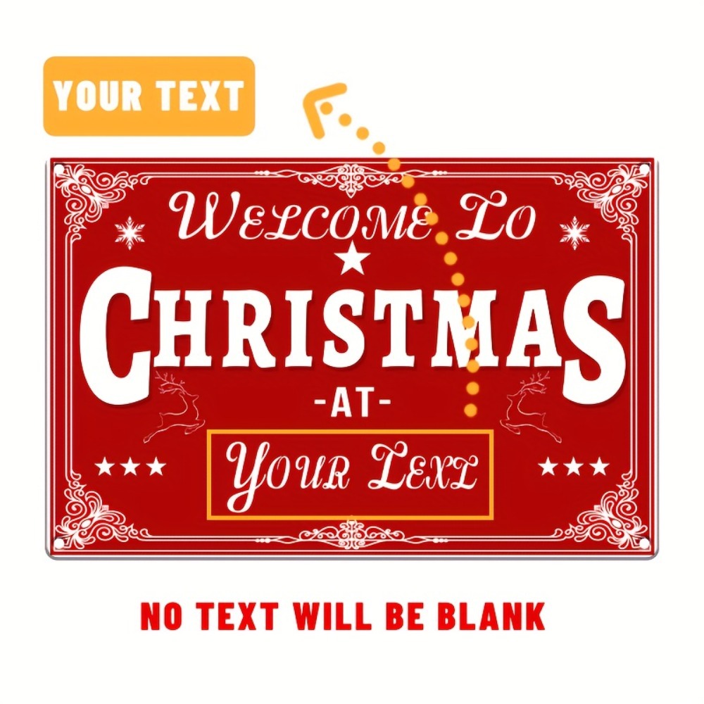 Custom 2D Flat Merry Christmas - огляд і ціна Home Bar Signs