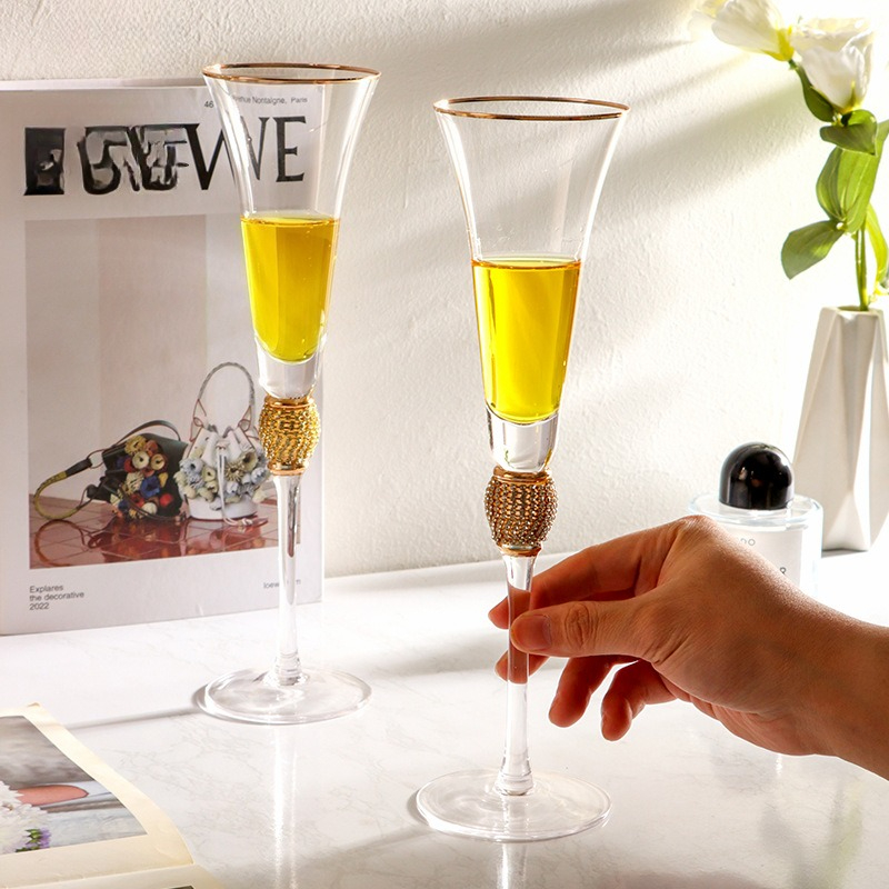 Luxury Diamond Gold Rim Highba - огляд і ціна Highball Glass Set