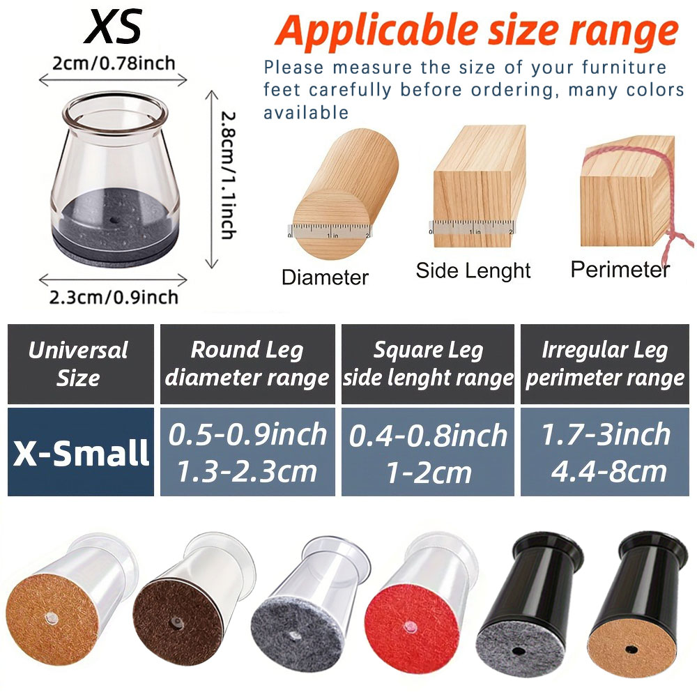 20PCS-Extra Small Chair Leg Fl - огляд і ціна Home Bar Stools