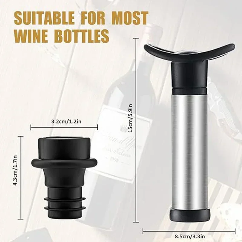 Vacuum Wine Pump Kit with Wine - огляд і ціна Wine Preservation Pump
