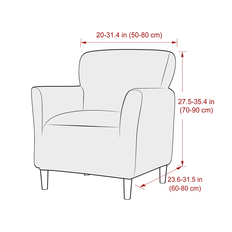 1PC Stretch Spandex Tub Chair  - огляд і ціна Home Bar Lounge