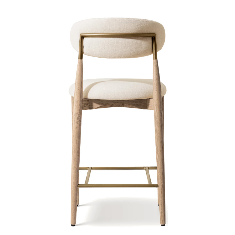 New Style Nordic Fabric Wood C - огляд і ціна Home Bar Stools