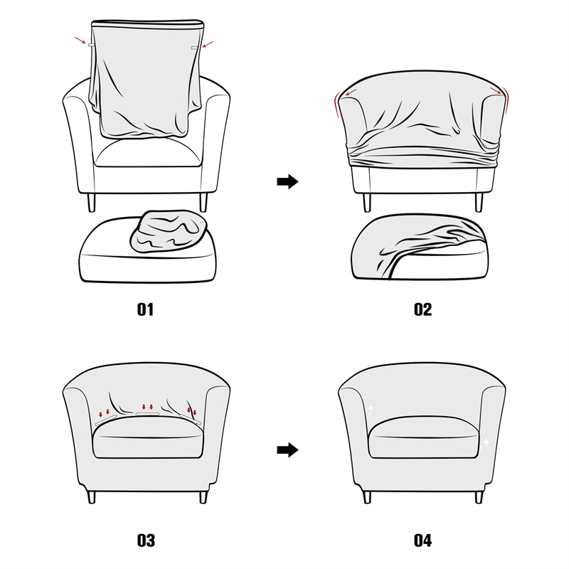 Solid Color Club Armchair Cove - огляд і ціна Home Bar Seating
