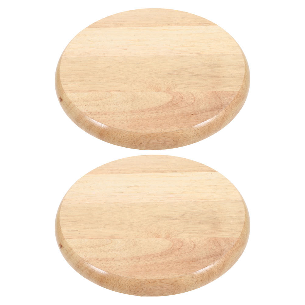 2Pcs Round Solid Wood Stool Se - огляд і ціна Home Bar Stools
