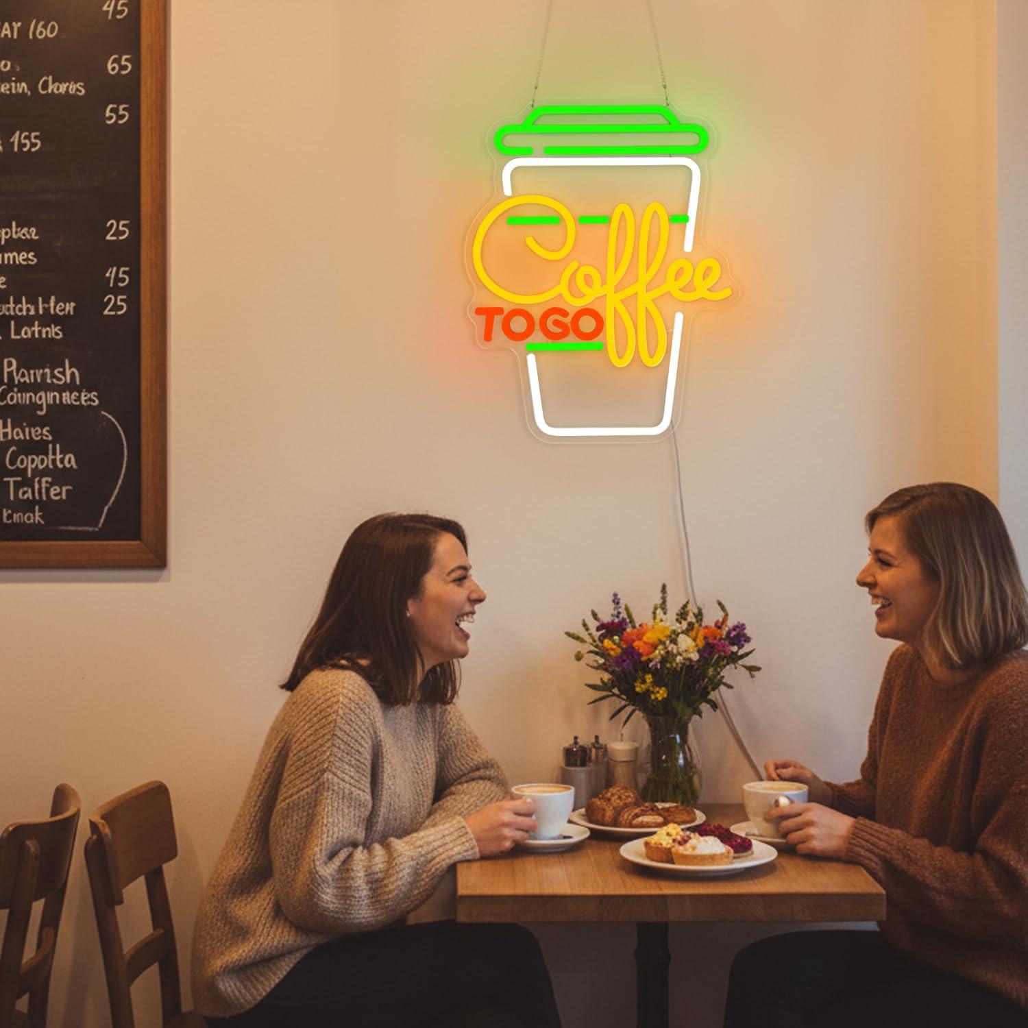 Coffee Neon Sign USB Dimmable  - огляд і ціна Home Bar Signs