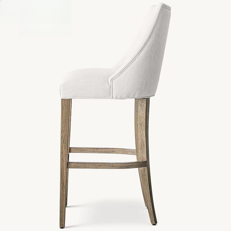 Light luxury solid wood bar ch - огляд і ціна Home Bar Stools