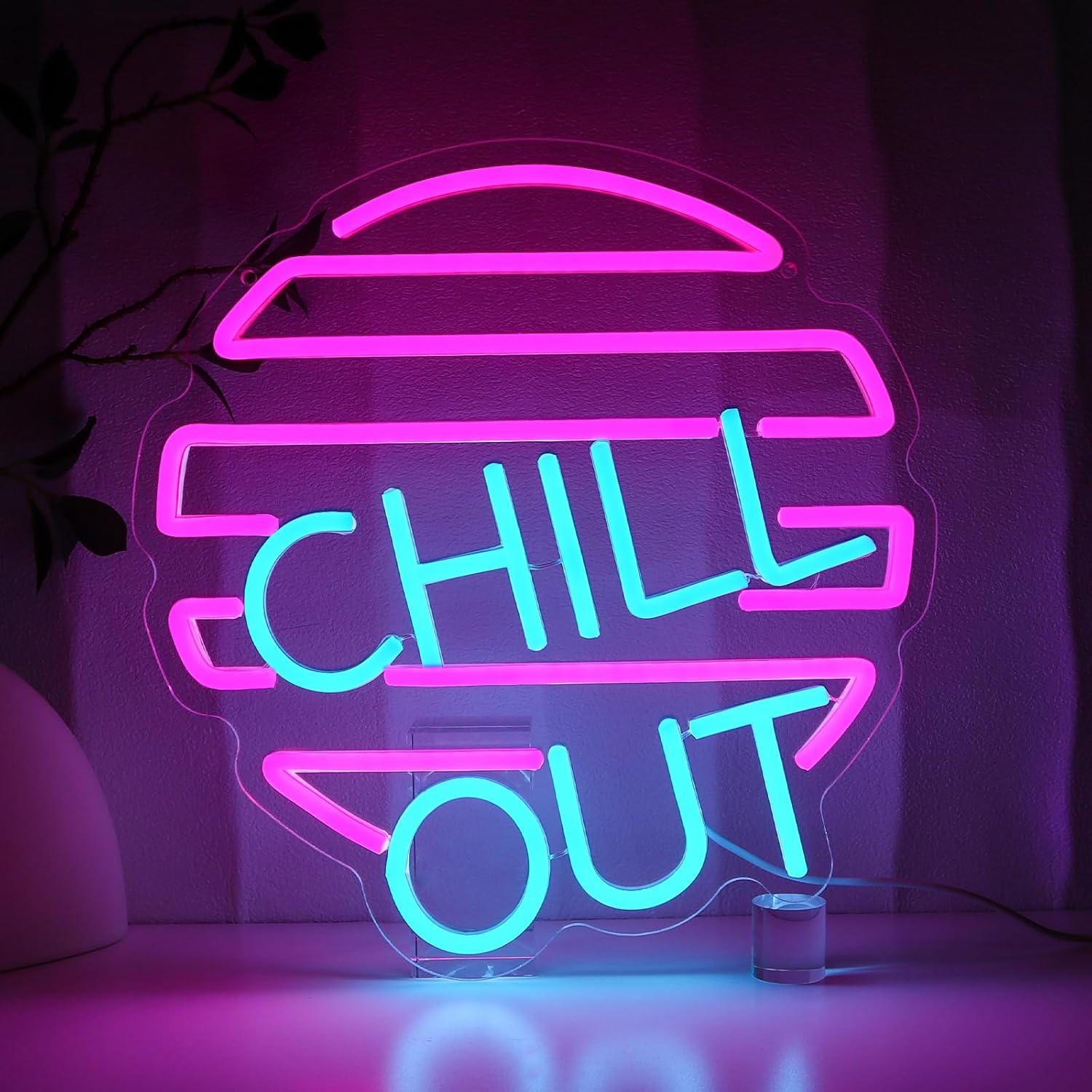 Chill Out Neon Sign for Wall D - огляд і ціна Home Bar Lounge