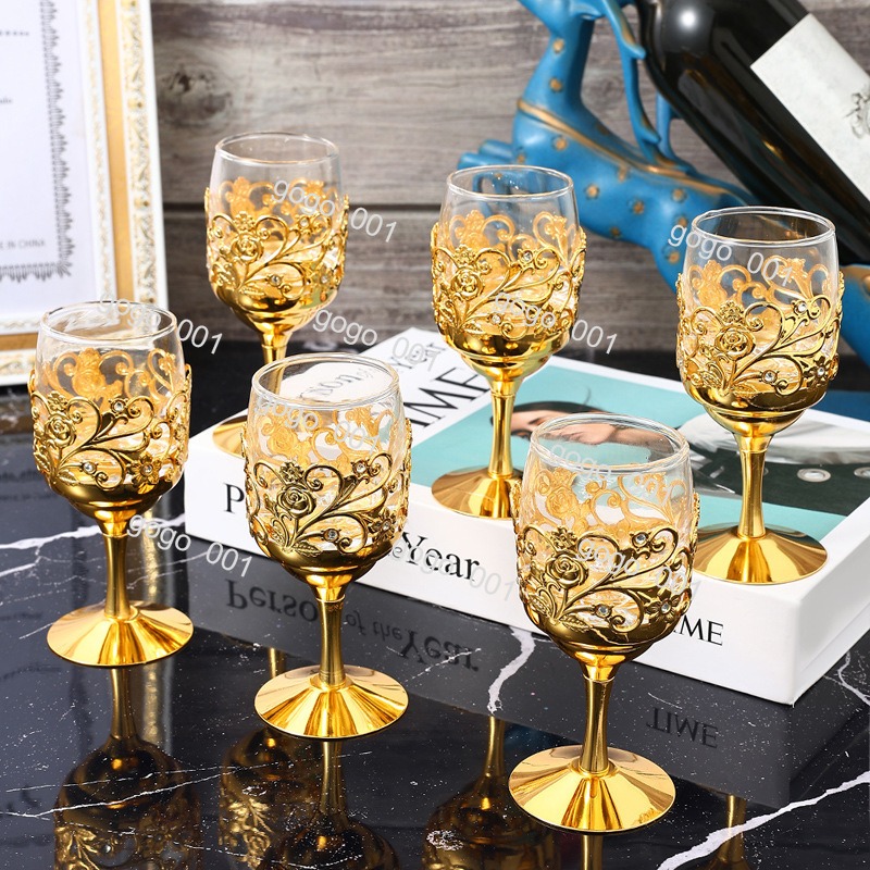 Metal & Glass Liquor Glasses S - огляд і ціна Highball Glass Set