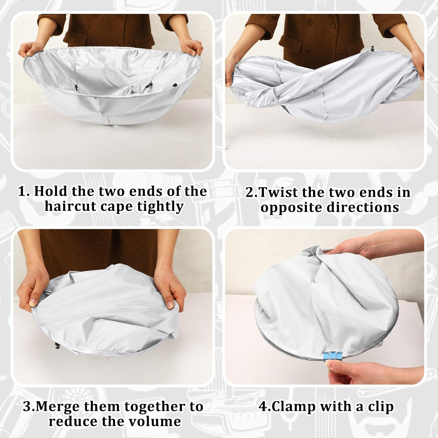 Hair Cutting Cape for All Ages - огляд і ціна Home Barber