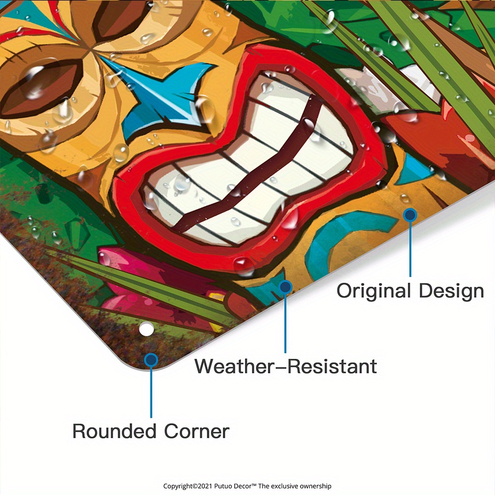 Custom  Decor Tiki Bar Sign, P - огляд і ціна Home Bar Signs