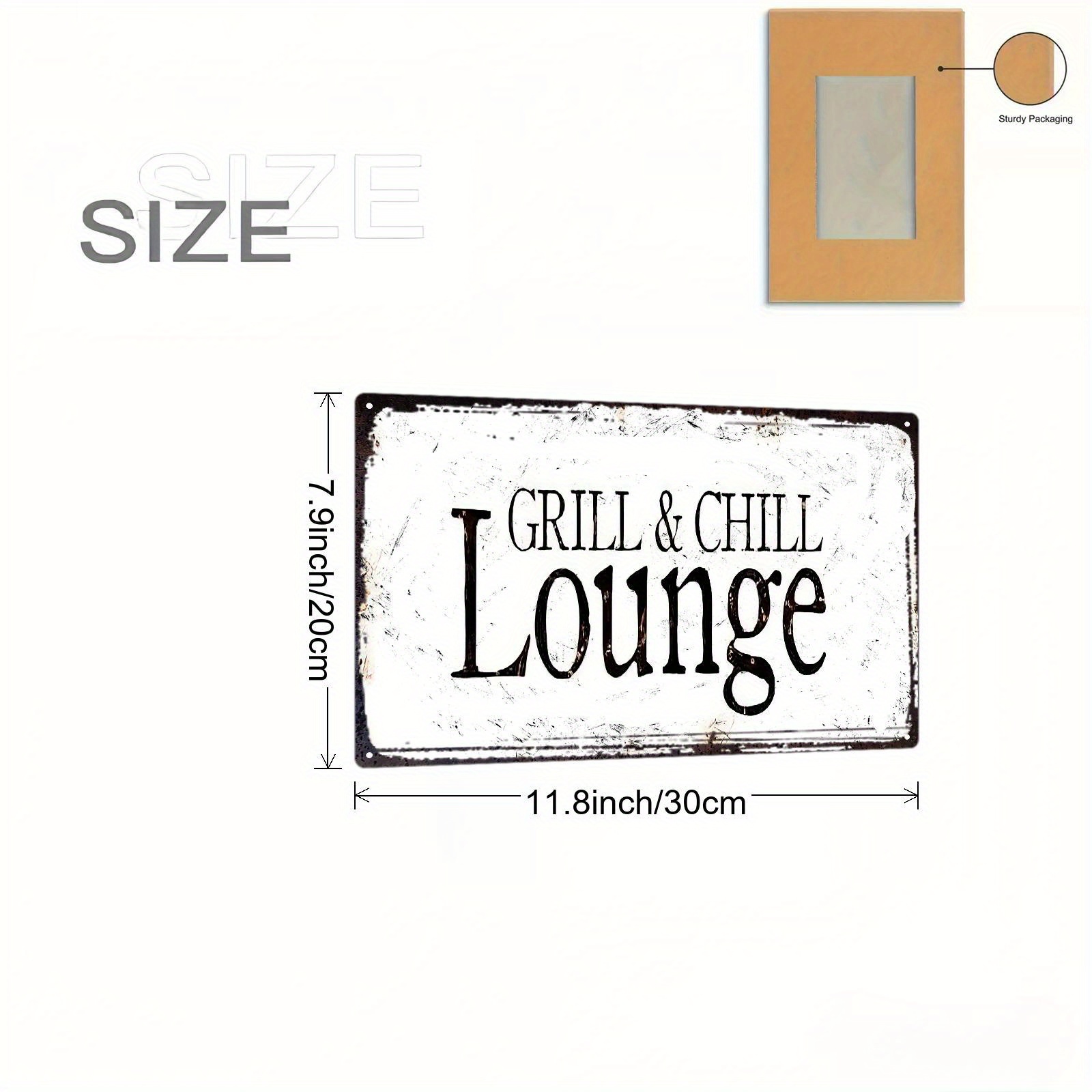 Tin Sign - Vintage Grill & Chi - огляд і ціна Home Bar Lounge