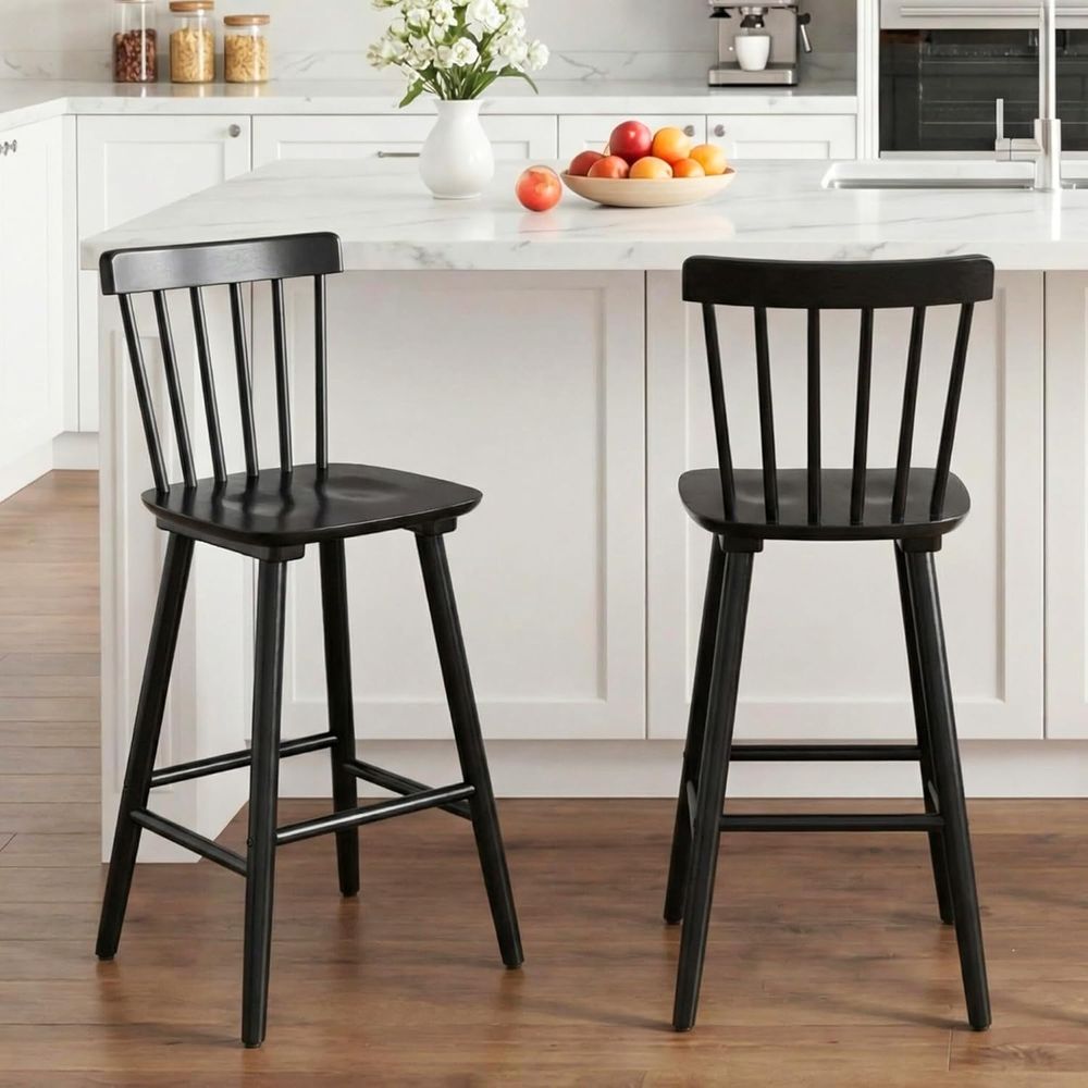 Set of 4, 26 Counter Height Wo - огляд і ціна Home Bar Stools