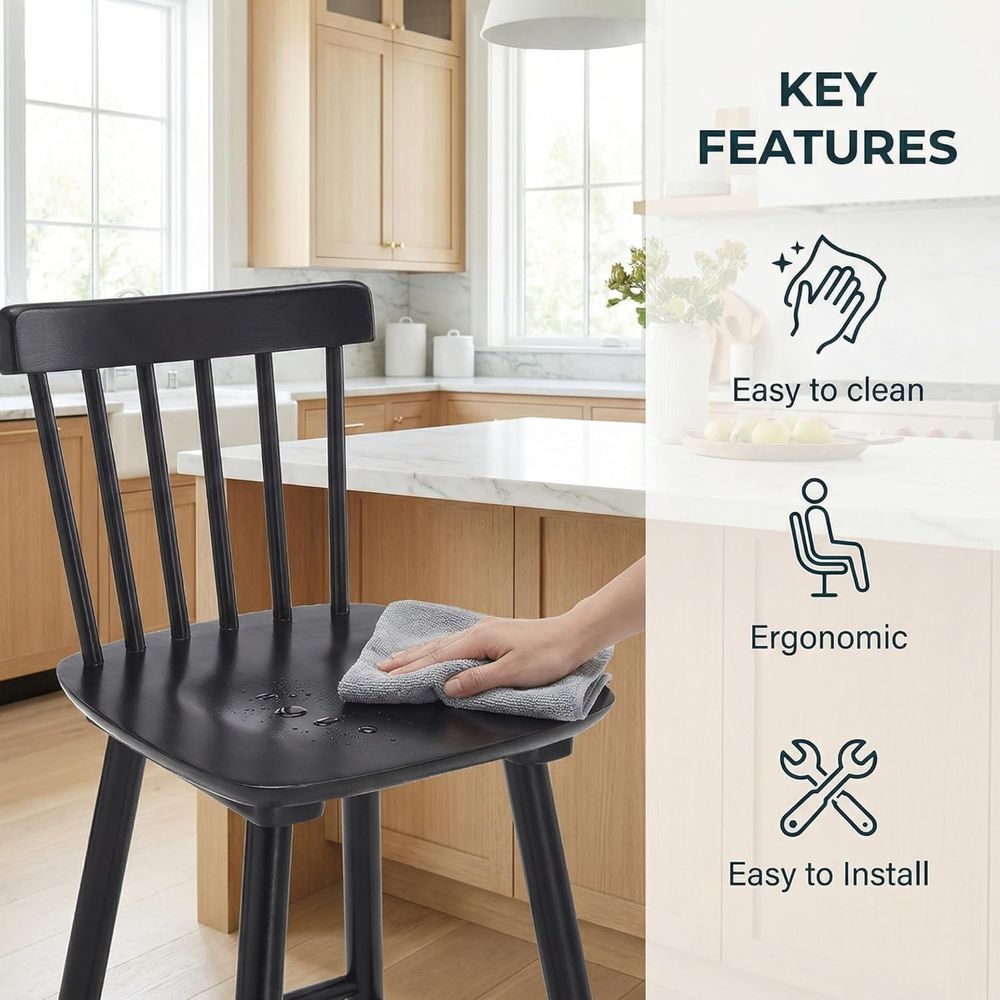 Set of 4, 26 Counter Height Wo - огляд і ціна Home Bar Stools